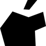 Apple logo (BuzzSaw font)