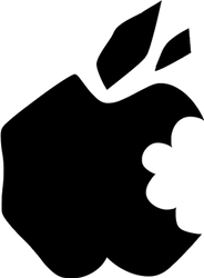 Apple logo (Nightmare font)