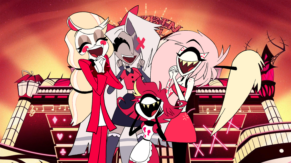 Hazbin Hotel girls squealing with joy by DannyD1997 on DeviantArt