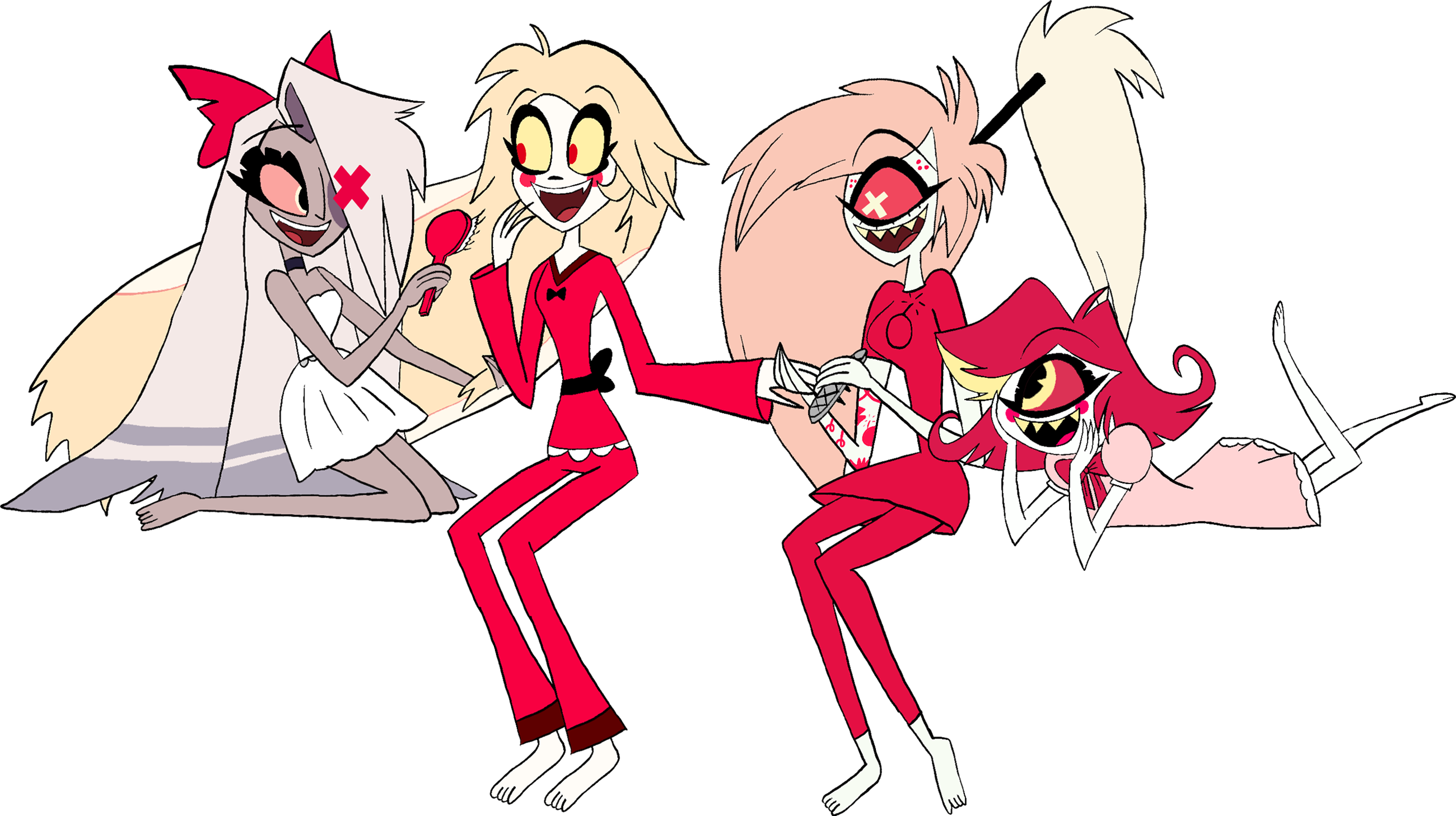Hazbin Hotel girls' sleepover by DannyD1997 on DeviantArt