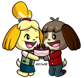Happy (Late) Birthday Isabelle and Digby