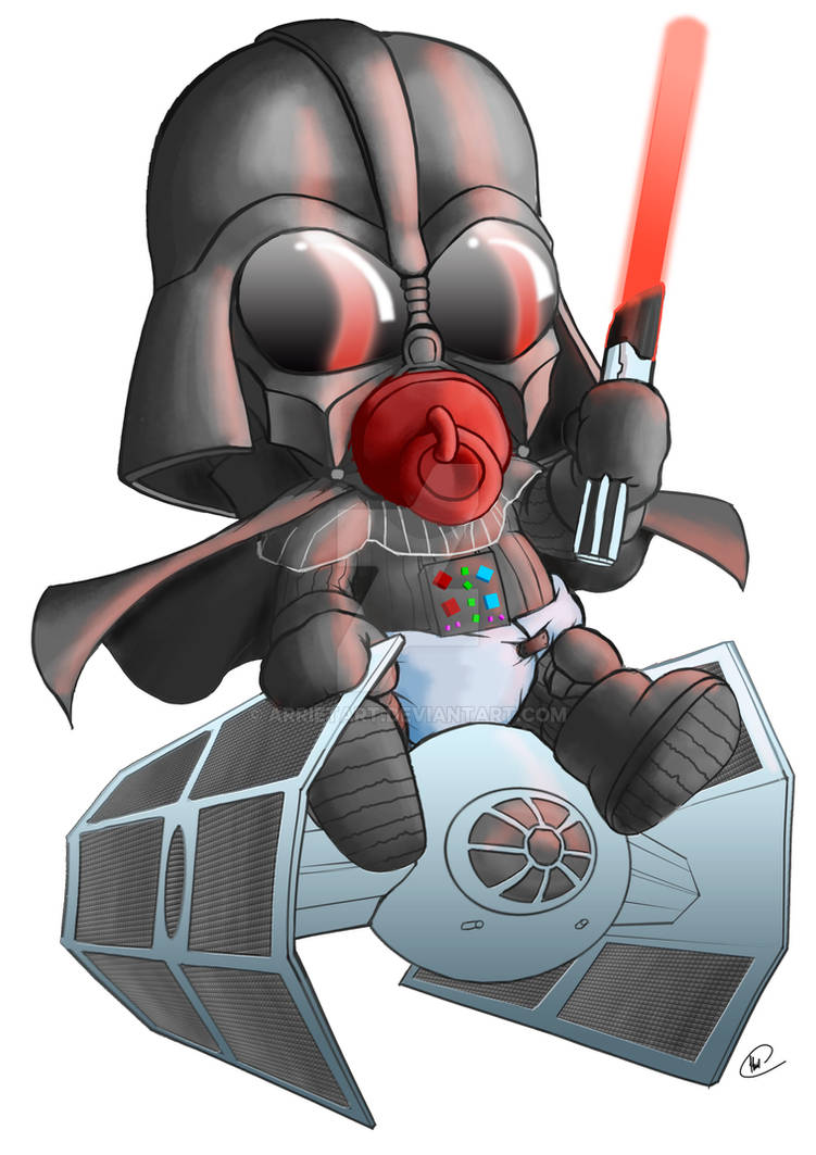 Overjas mooi zo Onleesbaar Commission -Darth Vader baby- by Arrietart on DeviantArt