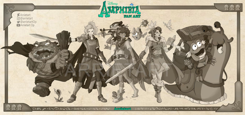 Amphibia Captain Beatrix Amphibia characters by Arrietart on DeviantArt
