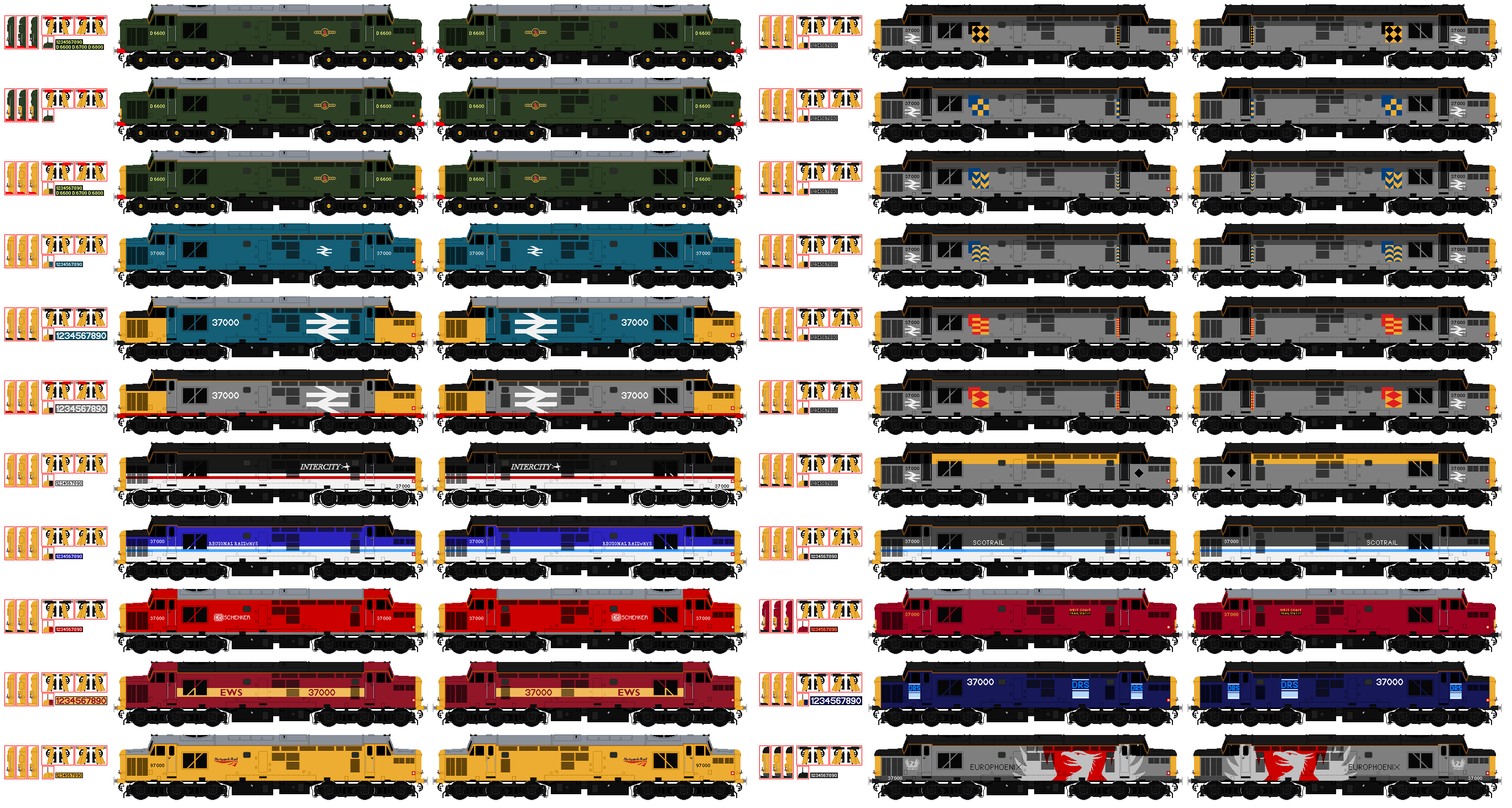 BR Class 37 Livery Pack By BaconOverlord582 On DeviantArt Br class 37 livery pack by baconoverlord582 on deviantart
