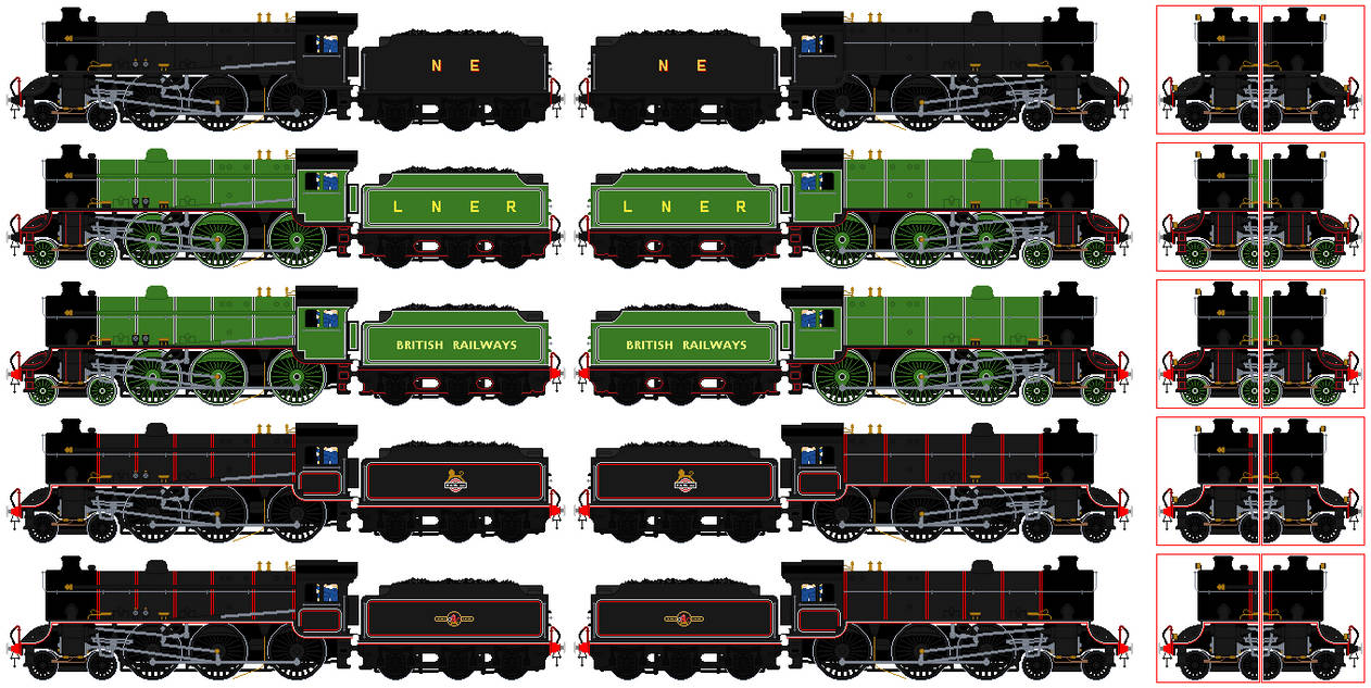 LNER B1 base by BaconOverlord582 on DeviantArt