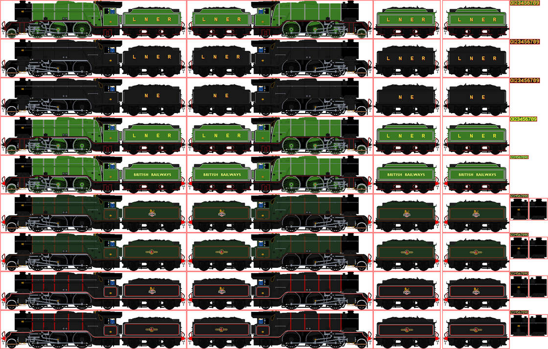 LNER V2 base by BaconOverlord582 on DeviantArt