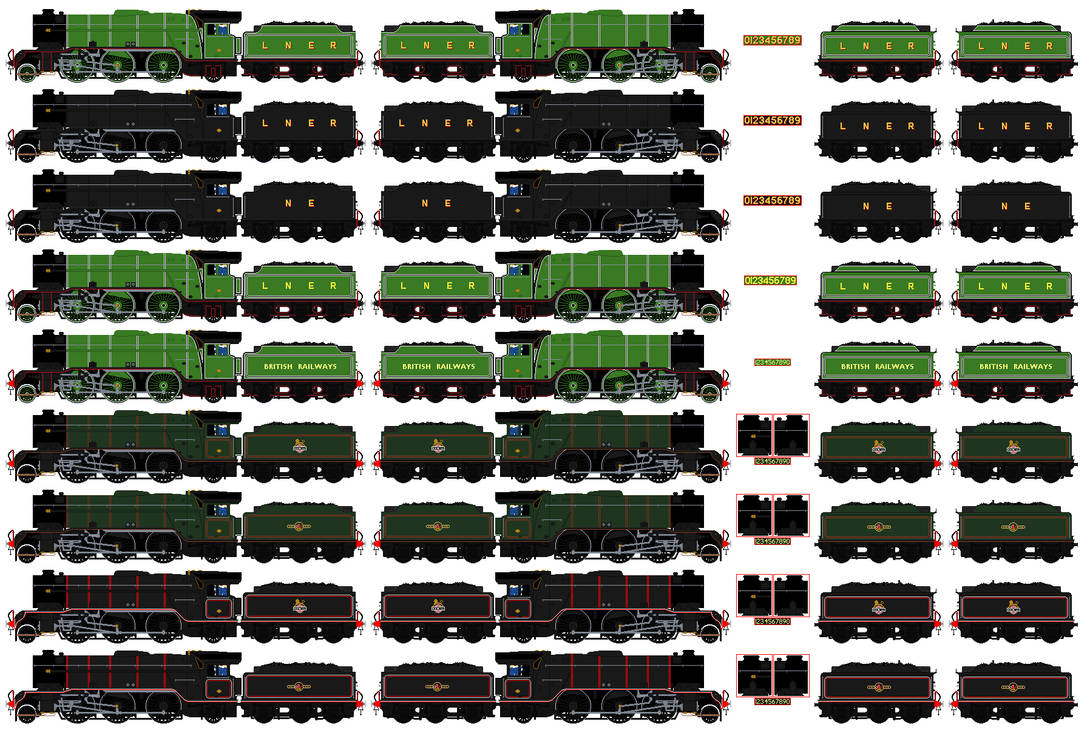 LNER V2 base by BaconOverlord582 on DeviantArt