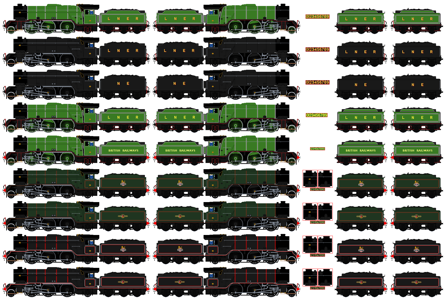LNER V2 base by BaconOverlord582 on DeviantArt