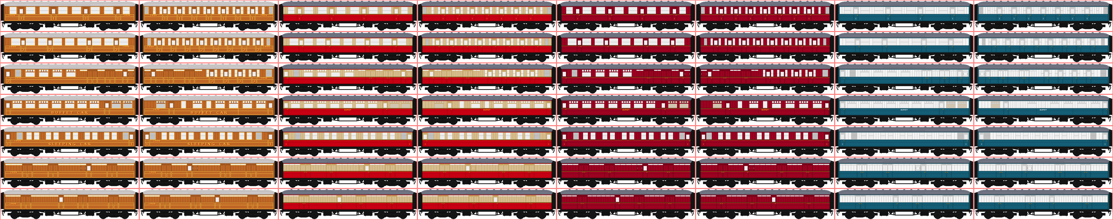 LNER Teak coaches - Standard by BaconOverlord582 on DeviantArt