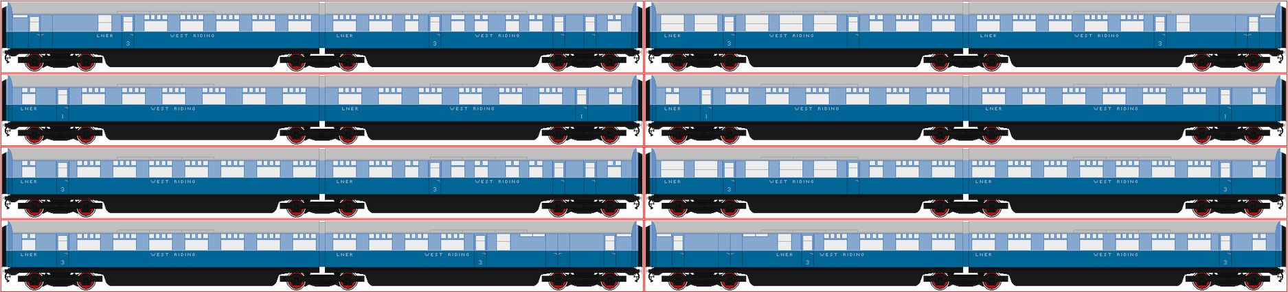 West Riding Line LNER A4 - West Riding Limited coaches by Jointline-Studios on DeviantArt