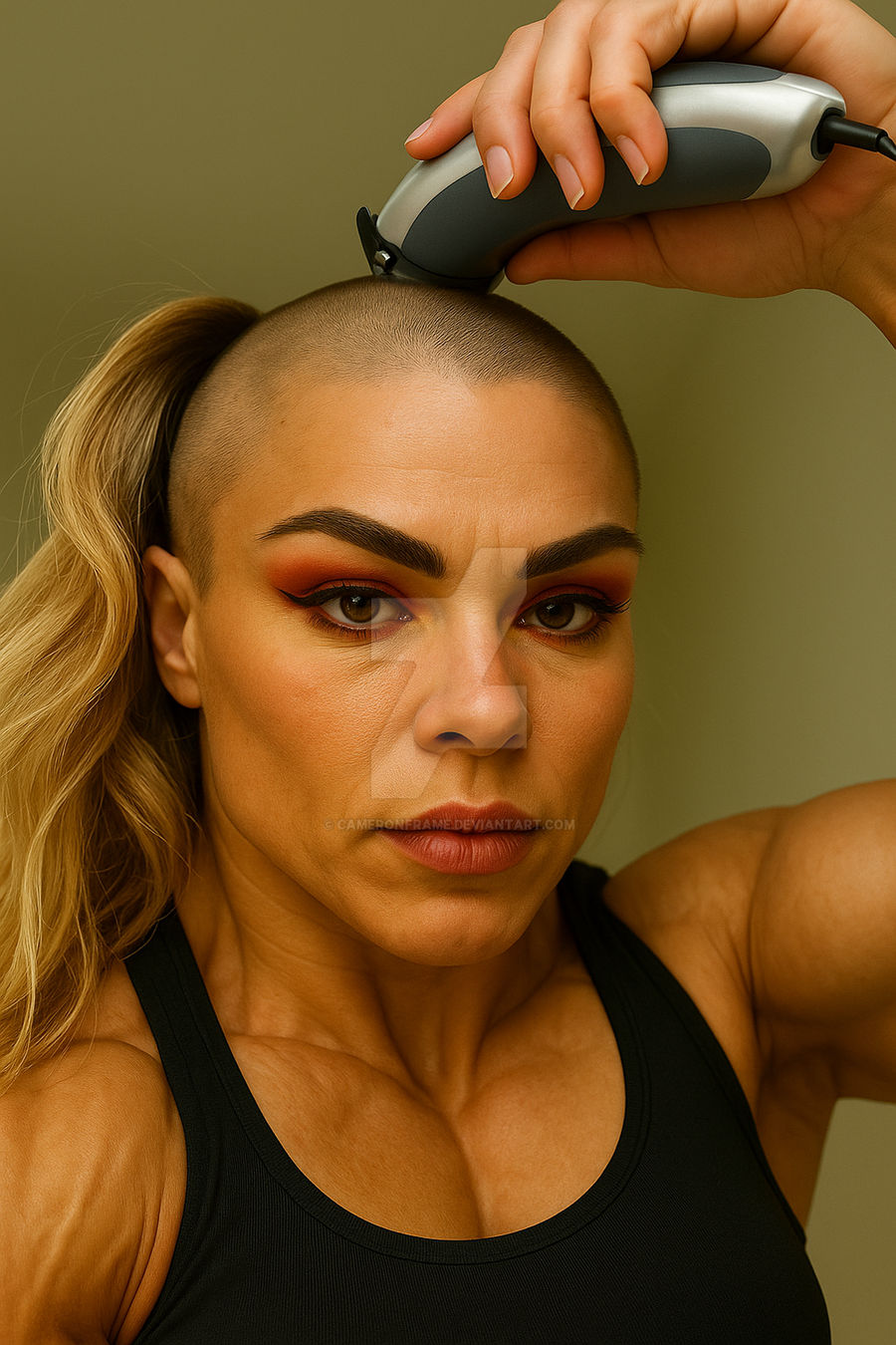 FBB female bodybuilder (19) by CameronFrame on DeviantArt