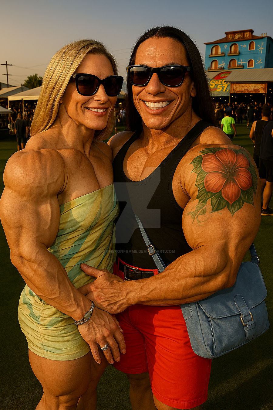 Fbb Reference FBB female muscle (525) by CameronFrame on DeviantArt
