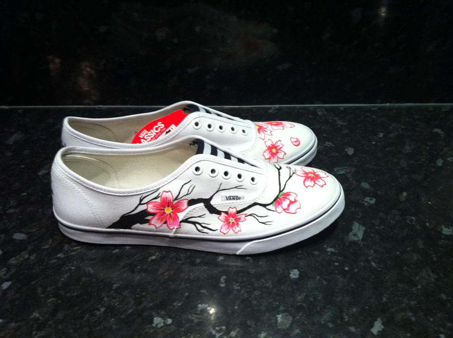 Cherry Blossom Vans