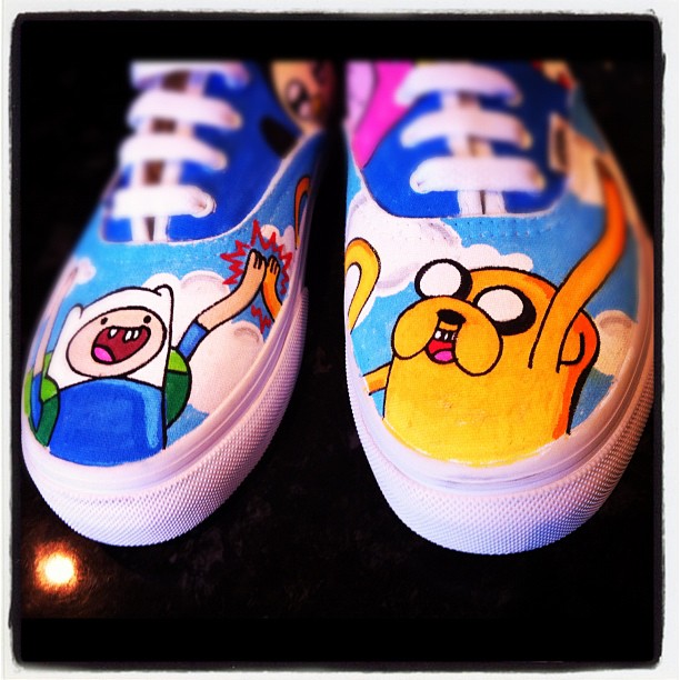 Adventure Time Vans Hi Five