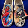 Spider-man Vs Venom Custom Vans