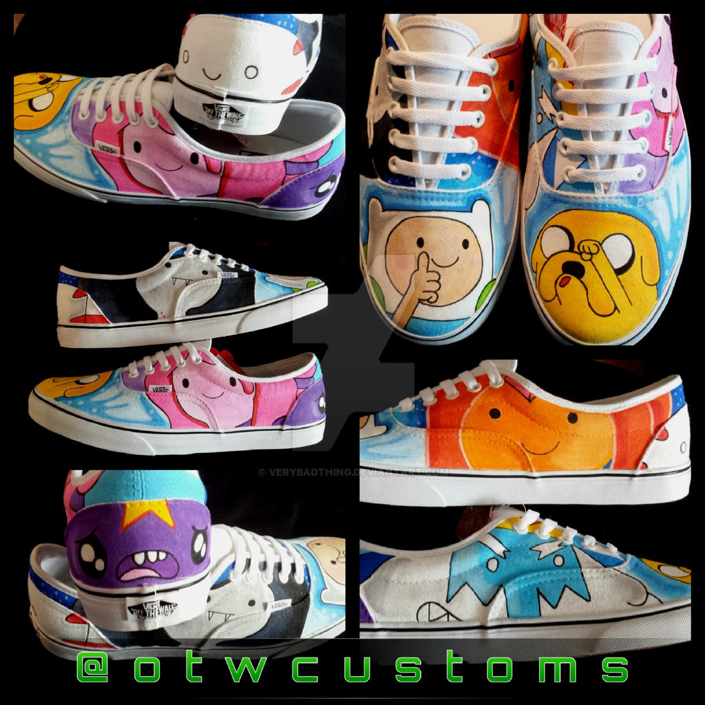 Adventure Time Custom Vans