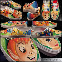 Disney character collection custom Vans 