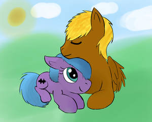 Pony Snuggles (Commission)