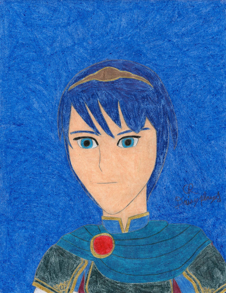 A Portrait of Marth by daisyplayer1 on DeviantArt