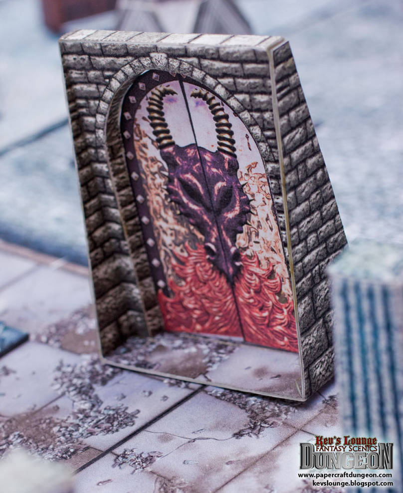Papercraft Dungeon Door by BraveSirKevin on DeviantArt