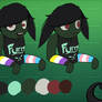 My ref sheet for my PNGtuber ^^