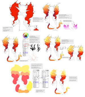 Tenshilove's Xynthii Fire hair tutorial