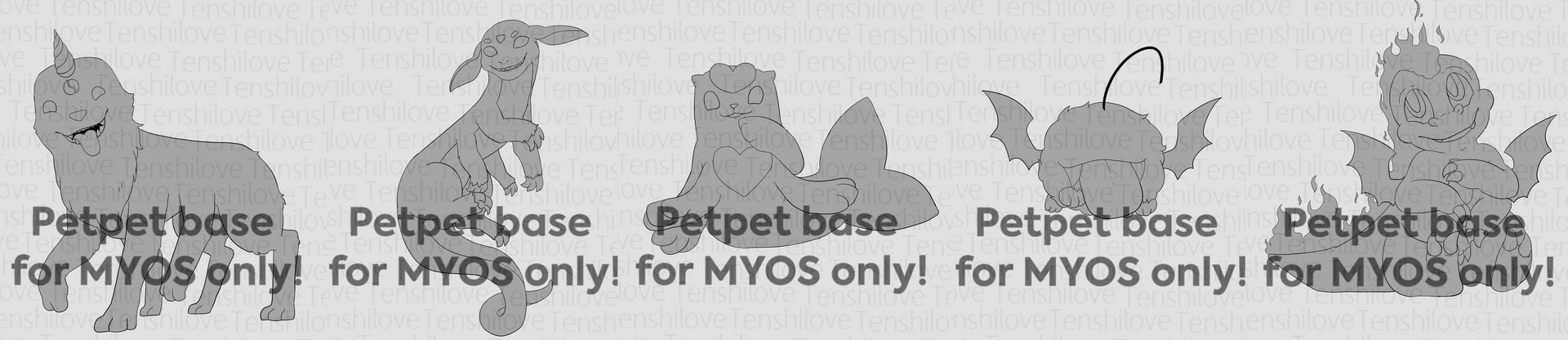 Dongo Base Bases and YCH by Tenshilove on DeviantArt