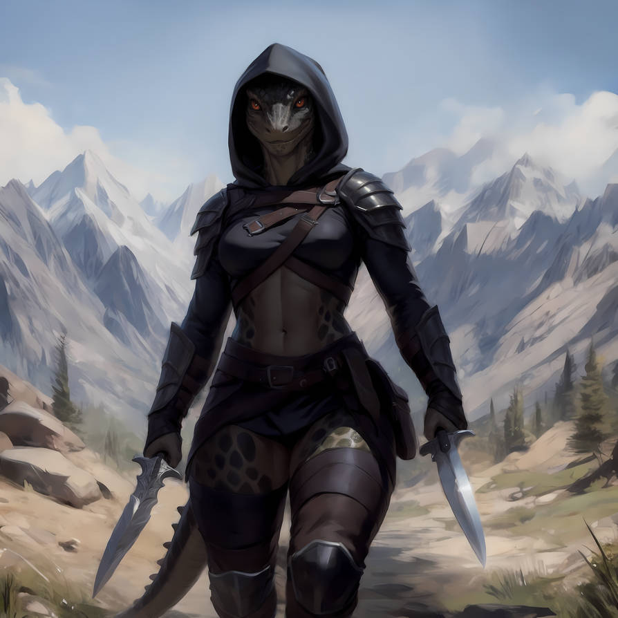 Lizard Kin Assassin Lizard Assassin by RebelRenBase on DeviantArt