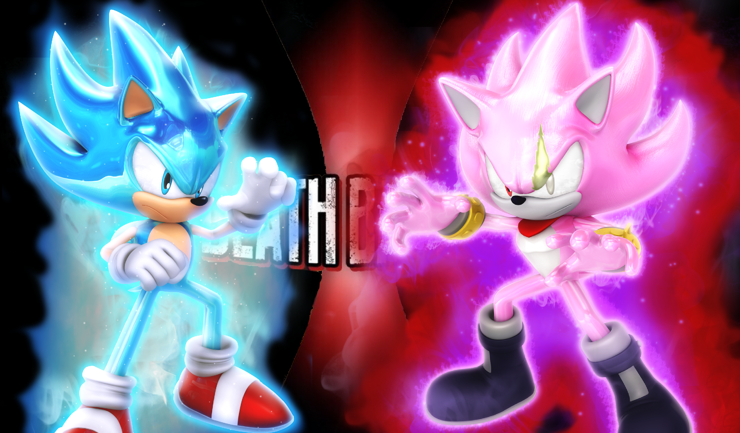 Super Sonic 2 vs Hyper Sonic by ChaoticPrince7 on DeviantArt