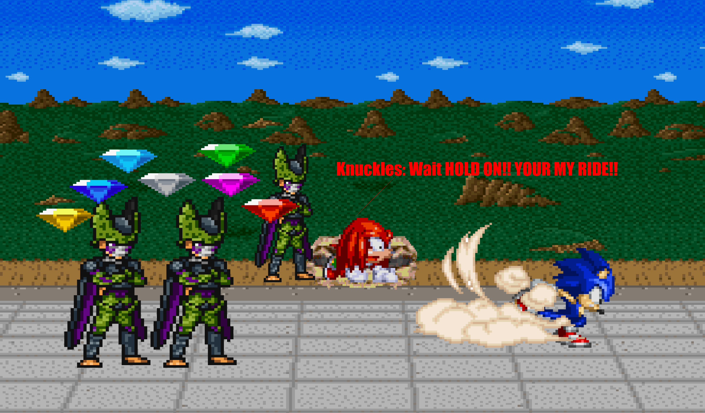 Dark Sonic VS Sonic.EXE Thumbnail by DrizzlyScroll1996 on DeviantArt