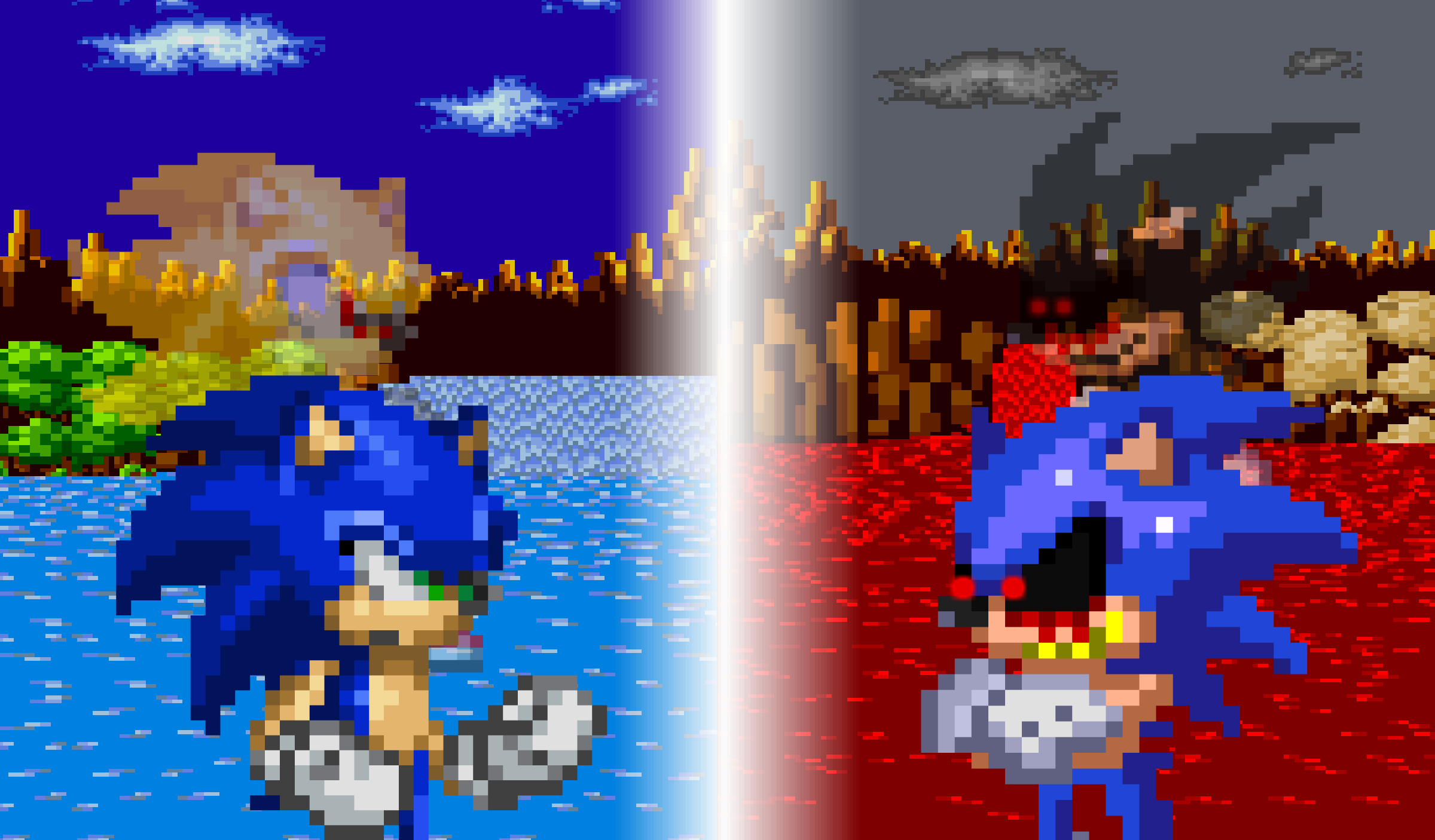 Sonic VS. Sonic.EXE