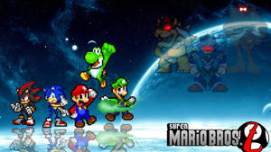 Super Mario Bros Z Wallpaper Remake.