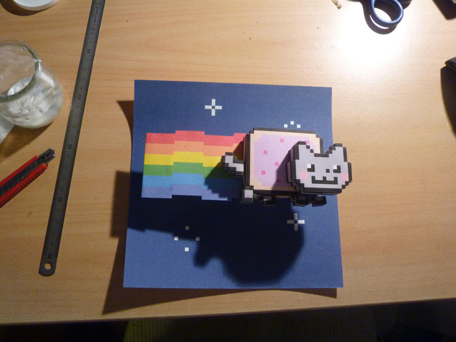 Nyan cat Papercraft