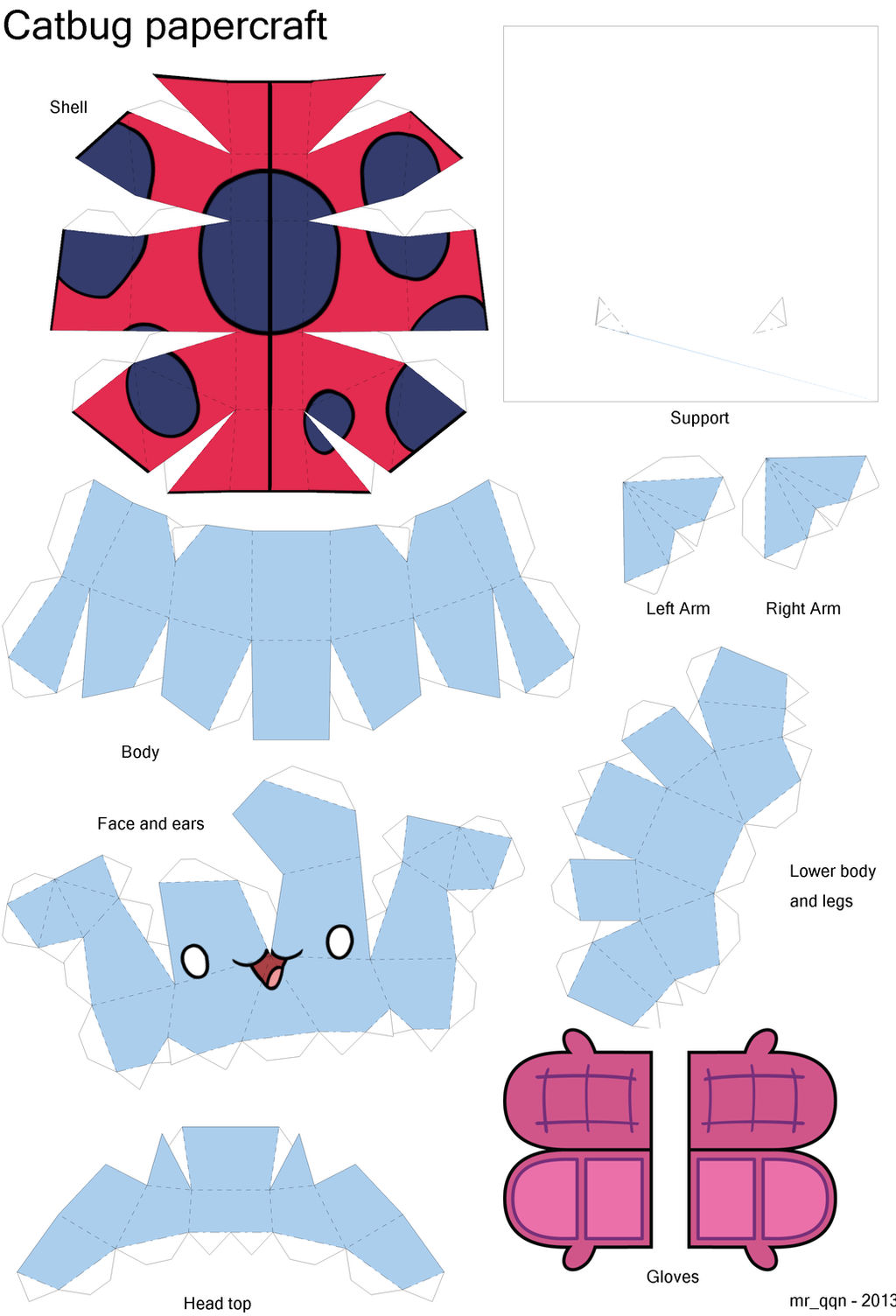 Catbug papercraft (model) by MrQqn on DeviantArt