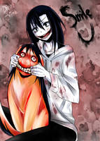 Jeff the killer and smile dog