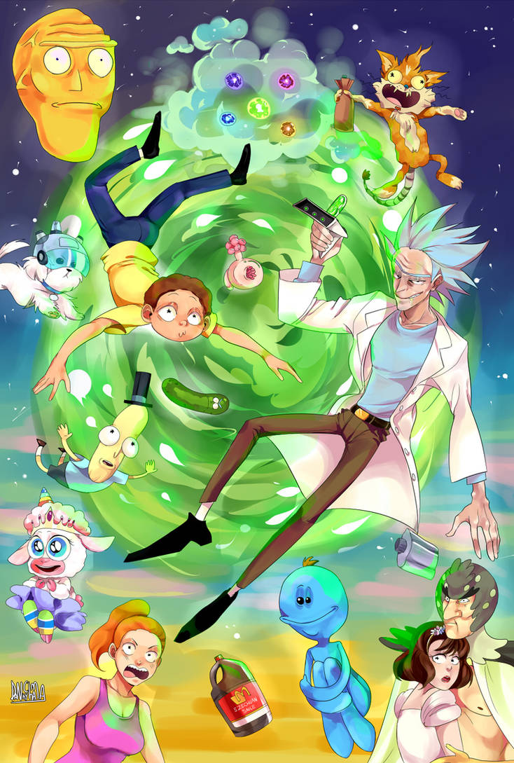 Rick and morty by Danny-chama