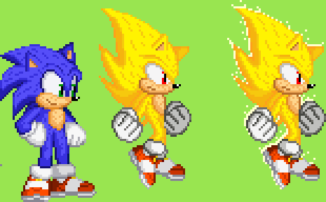 Colors Live - Super Sonic Forms by Johnboy1000