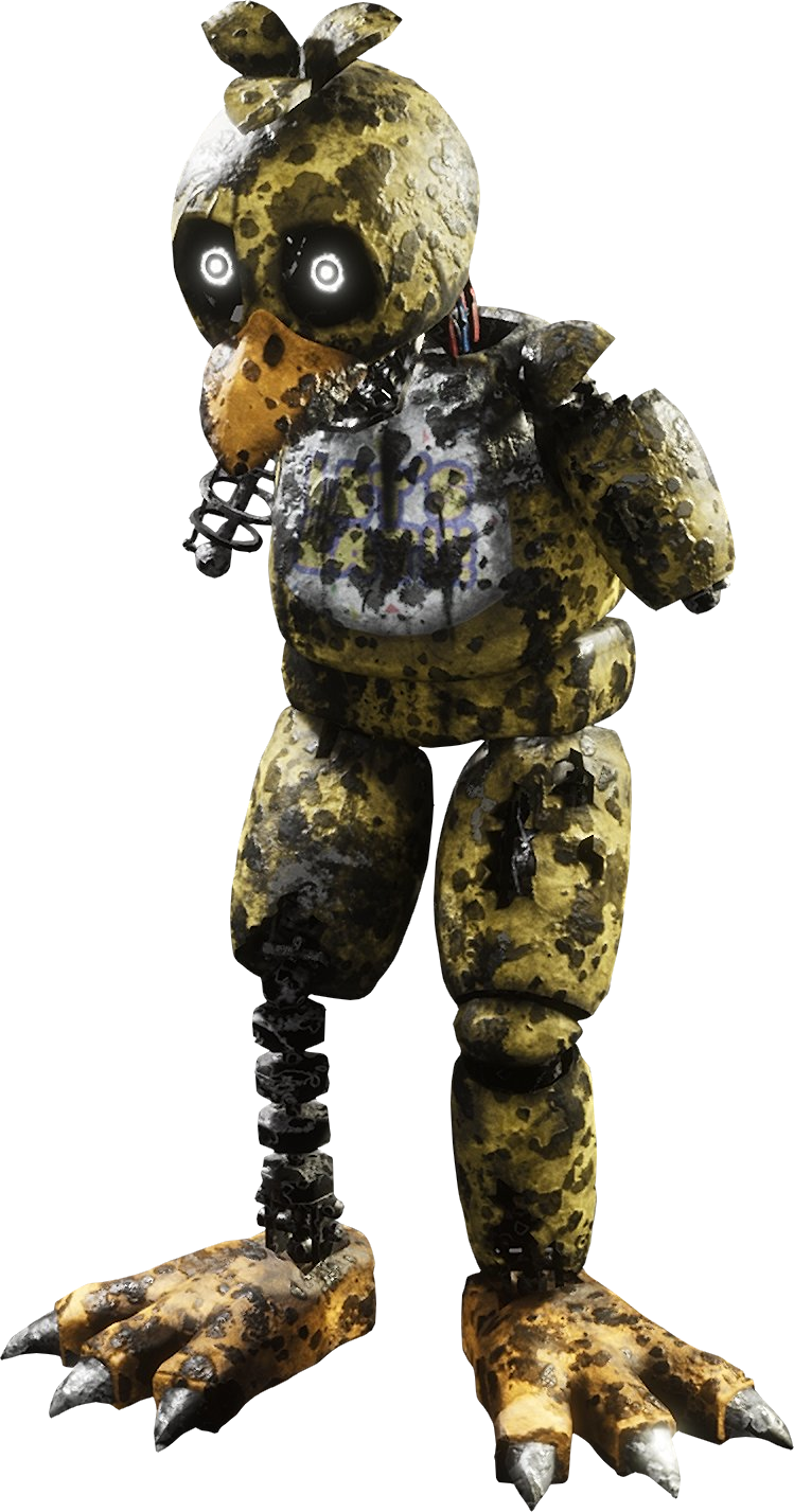 Withered Chica Full Body PNG by BrussPictures on DeviantArt