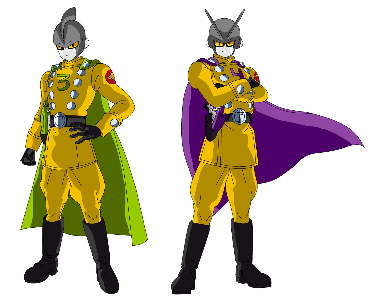 Gamma 3 and Gamma4(Dragon Slayer Super:Super Hero) by jongar8 on DeviantArt