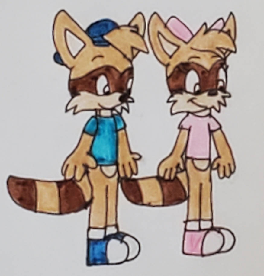 Rusty The Raccoon Rusty and Rose Raccoons by DisneyfanGirly on DeviantArt