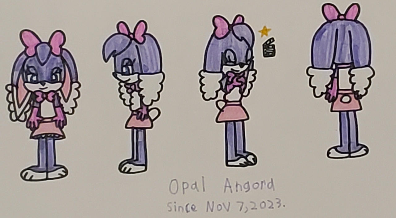 Angora Rabbit Character Opal Angora rabbit by DisneyfanGirly on DeviantArt