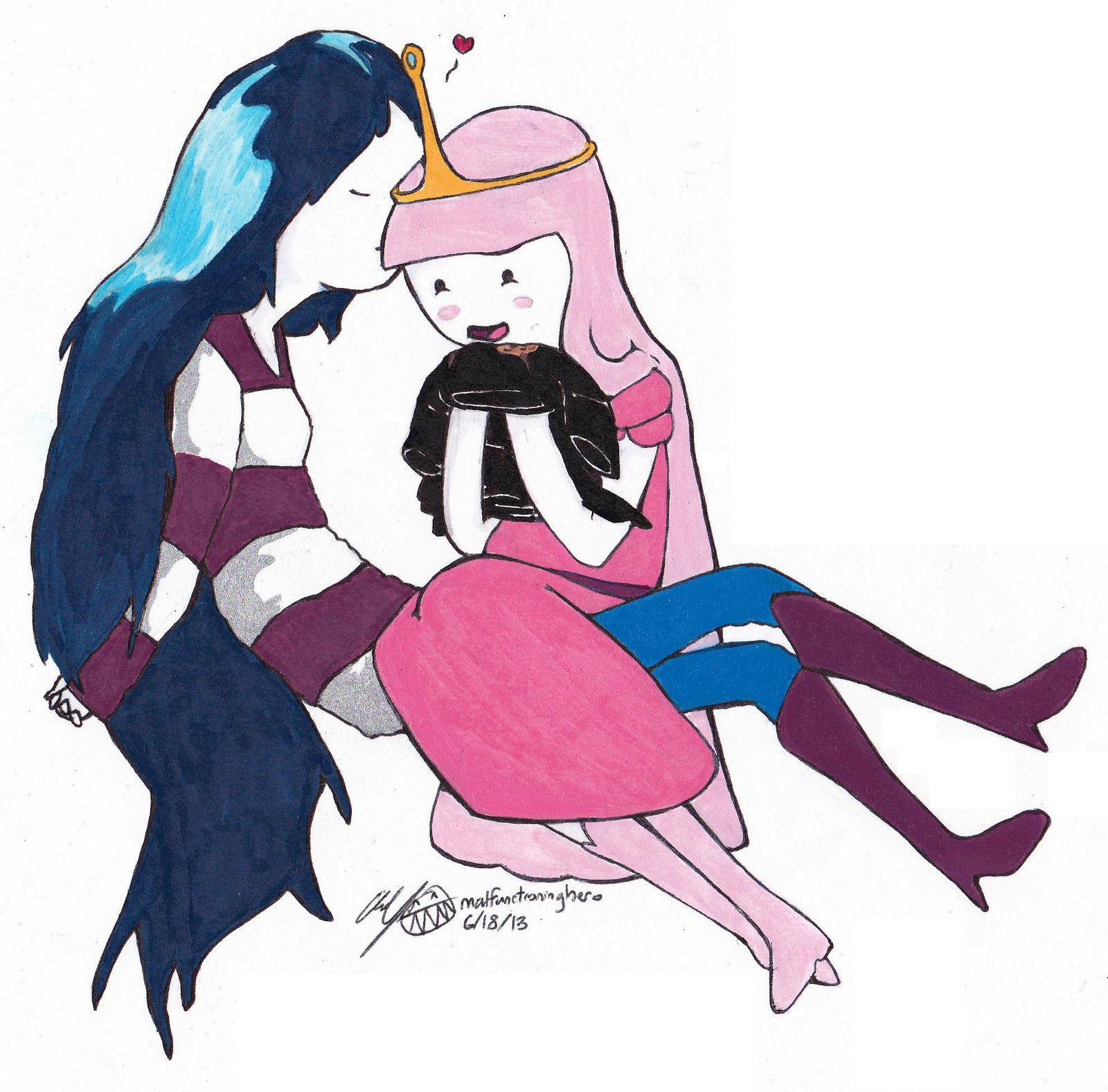 See more ideas about marceline, princess bubblegum, marceline and princess bubblegu...