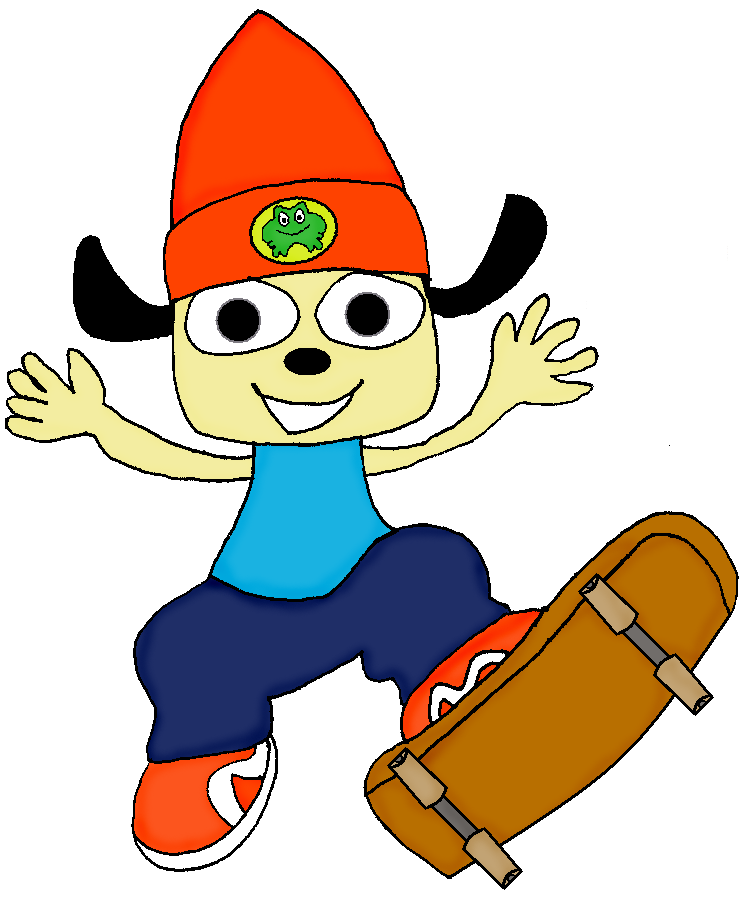 Inverted Color Parappa Parappa skate colors by yumifan on DeviantArt