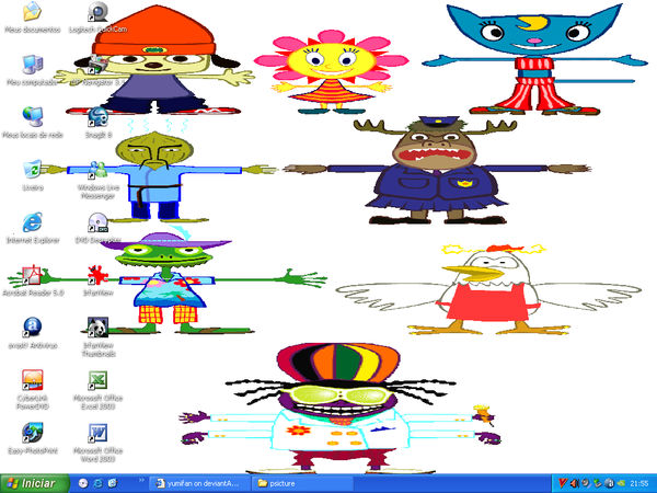 Parappa desktop by yumifan on DeviantArt