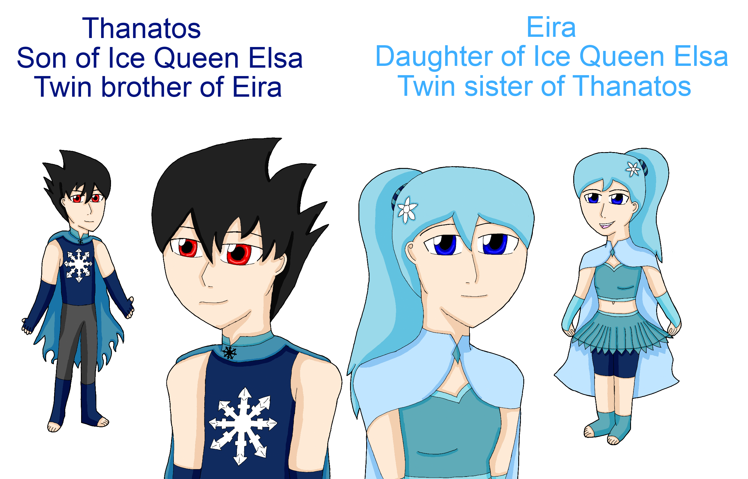 Disney Descendants: Thanatos and Eira