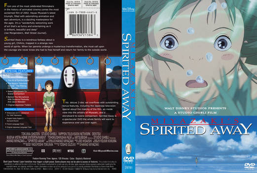 SPIRITED AWAY DVD Cover