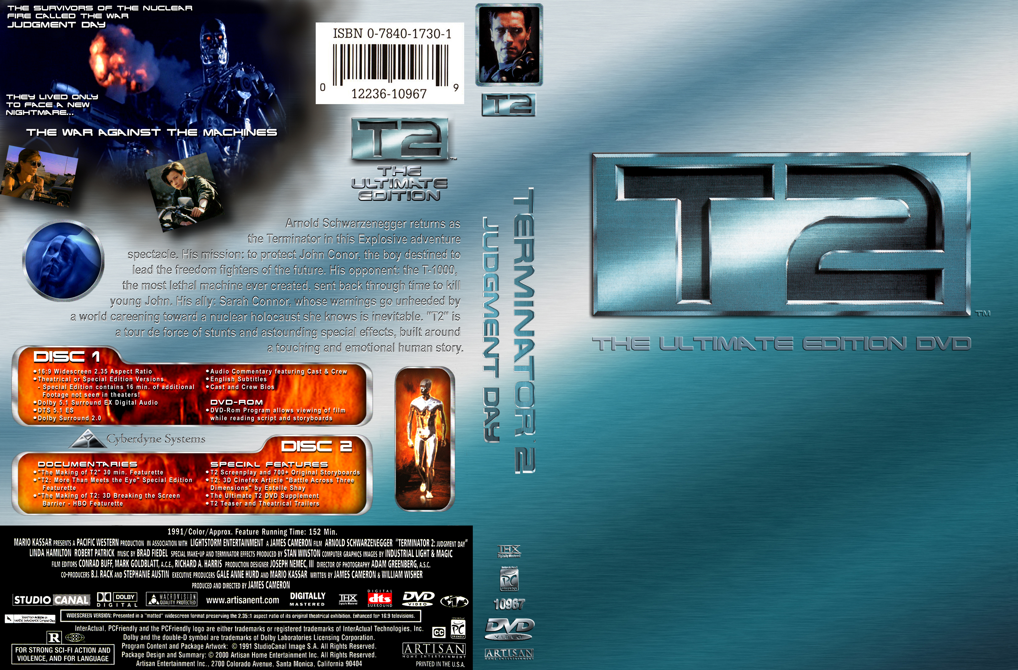 TERMINATOR 2 DVD Cover B