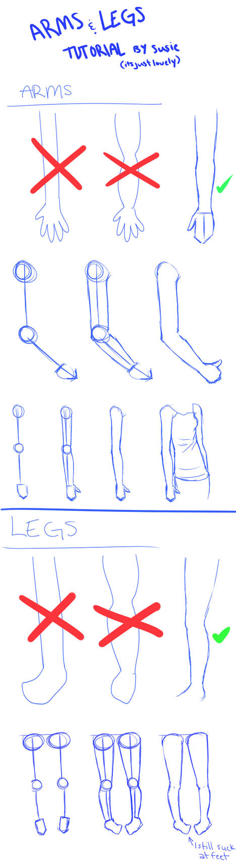 ARMS n' LEGS Tutorial by ItsJustLovely