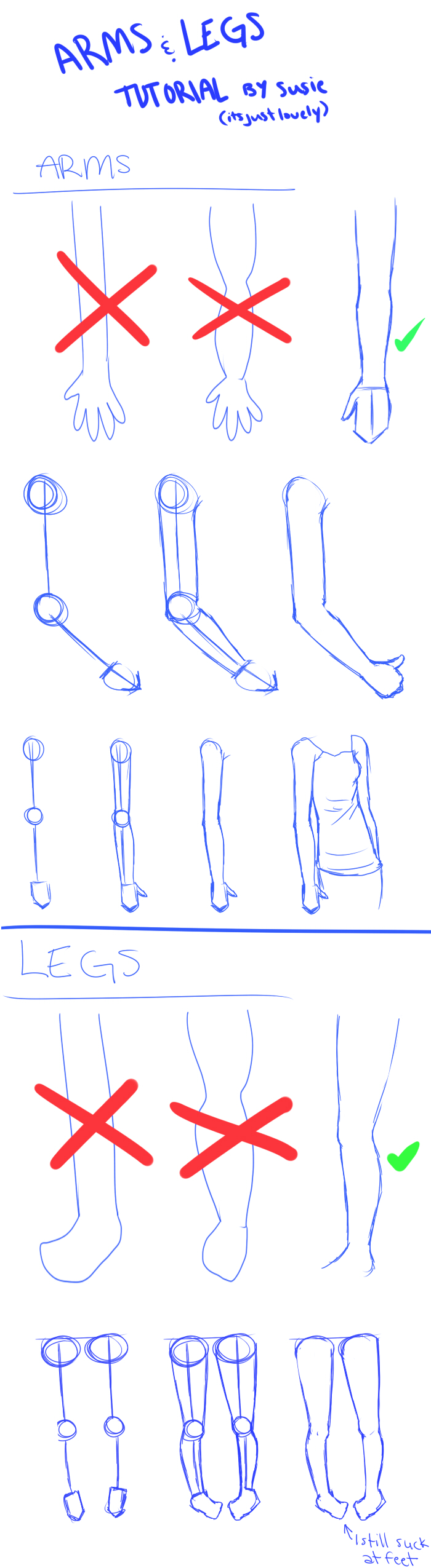 ARMS n' LEGS Tutorial by ItsJustLovely