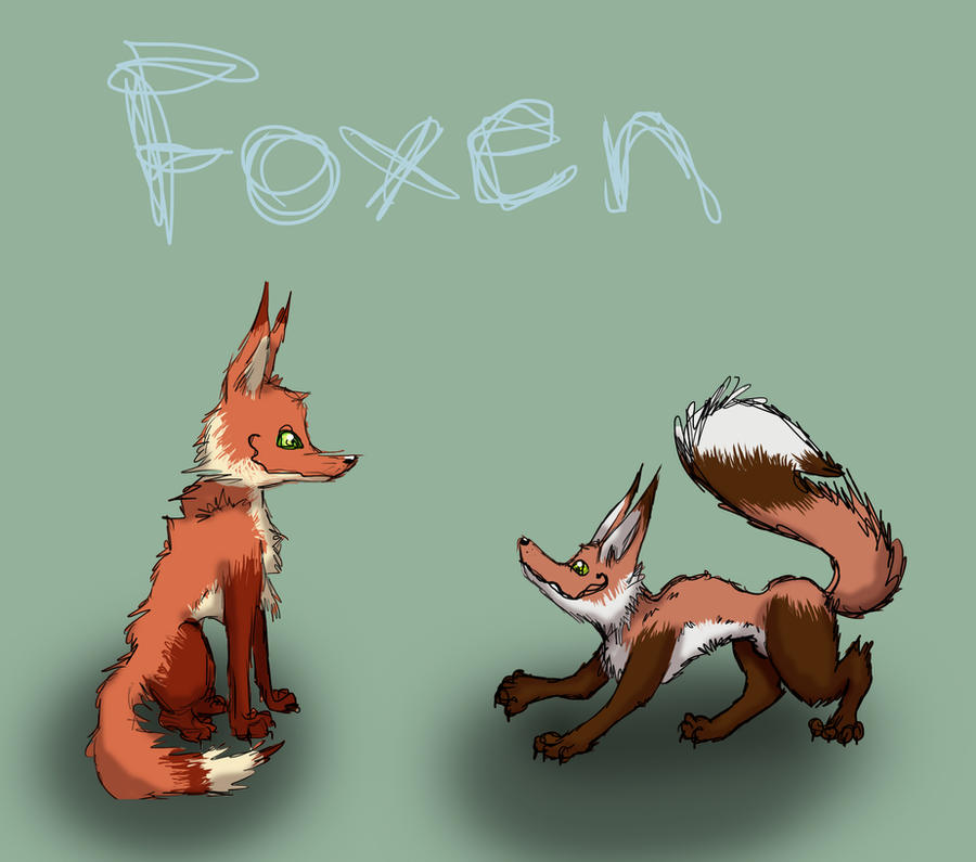Foxen Kin Flex FOXEN :3 by chlorophyll-kid on DeviantArt